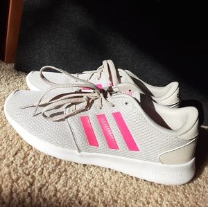 adidas cloudfoam qt racer shoes women's 9.5